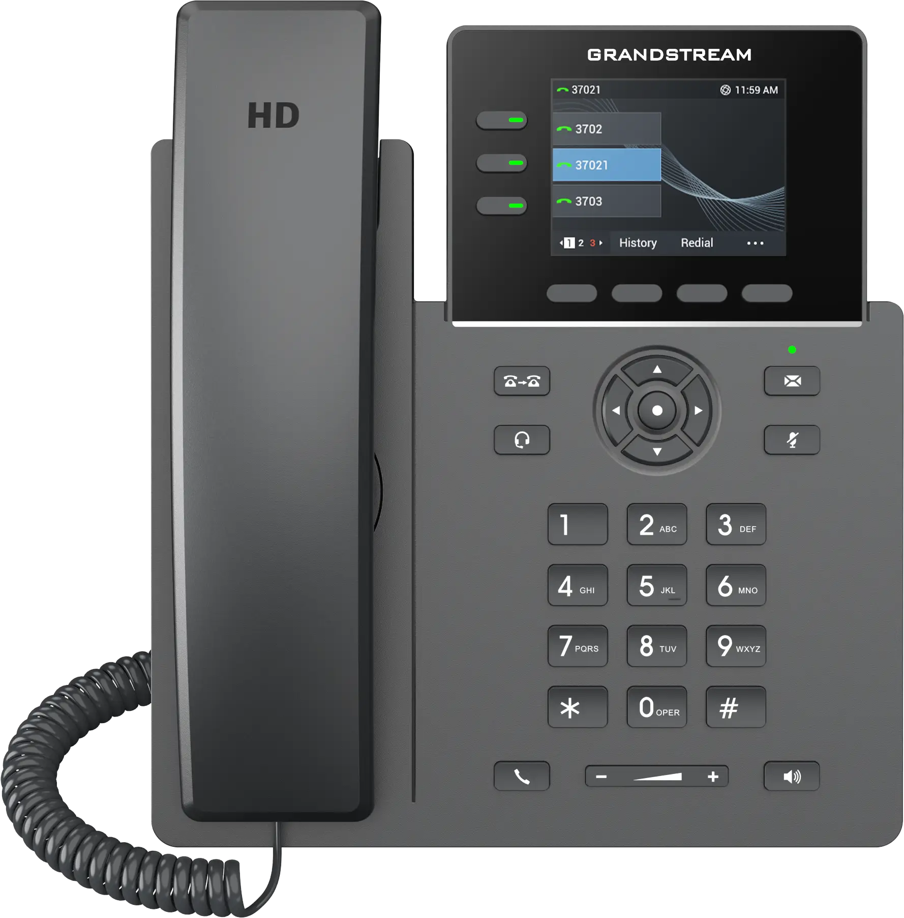 3 Line Carrier-Grade IP Phone - GRP2611G